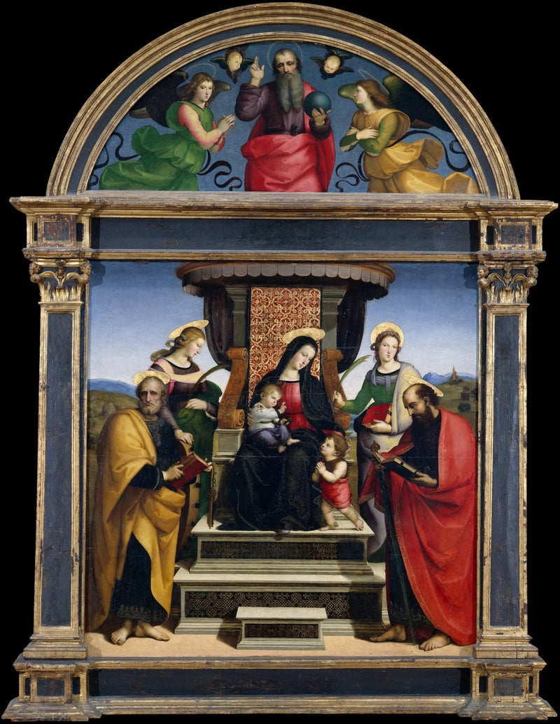 Altarpiece with Columns - Raphael Sanzio