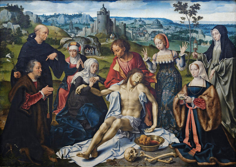 Retable de la Déploration du Christ : The Deposition - Joos van Cleve