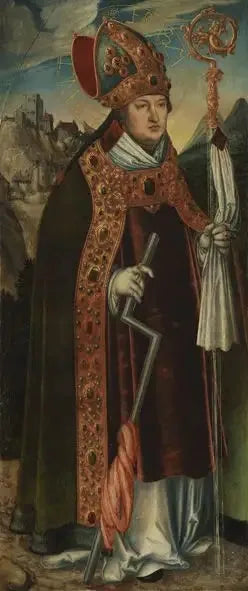 Retable de Pfirtscher : Saint Erasmus - Lucas Cranach the Elder