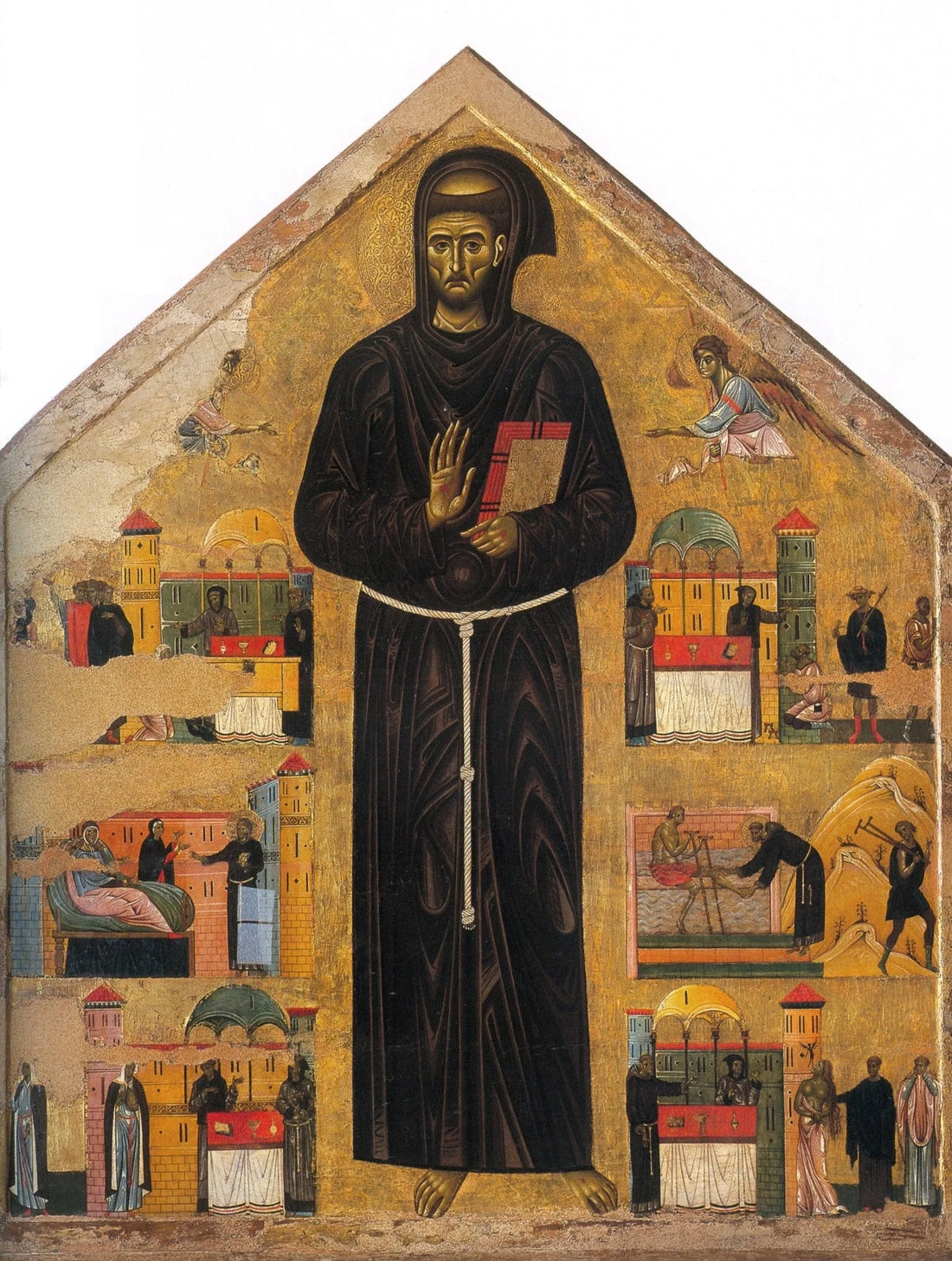 retable de saint François et six de ses miracles - Giunta Pisano