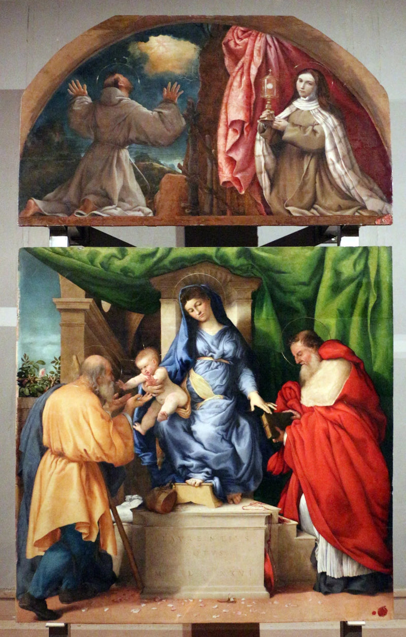 Retable of San Francesco al Monte - Lorenzo Lotto