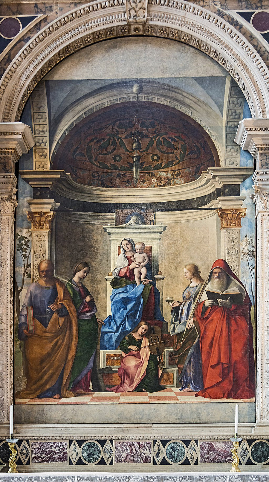 San Zaccaria Altarpiece - Giovanni Bellini
