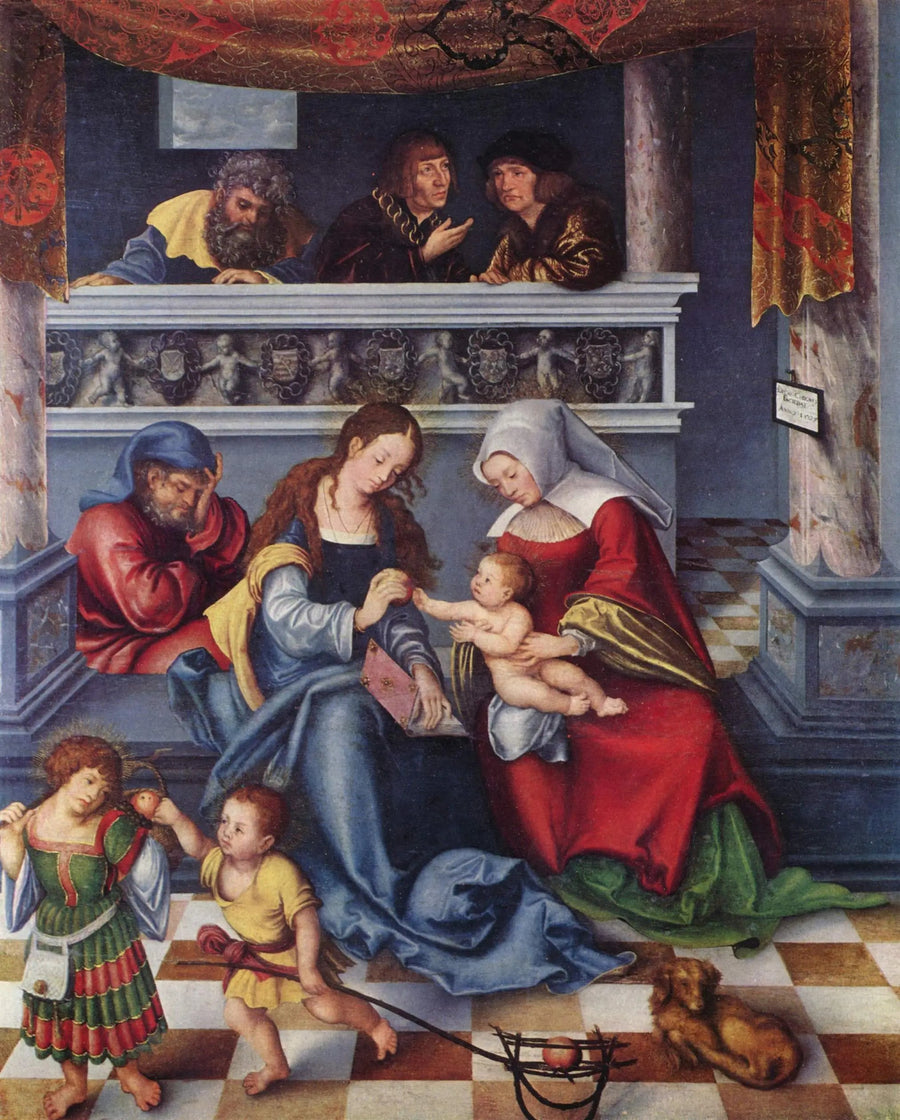 Torgau Altarpiece: Holy Parentage - Lucas Cranach the Elder