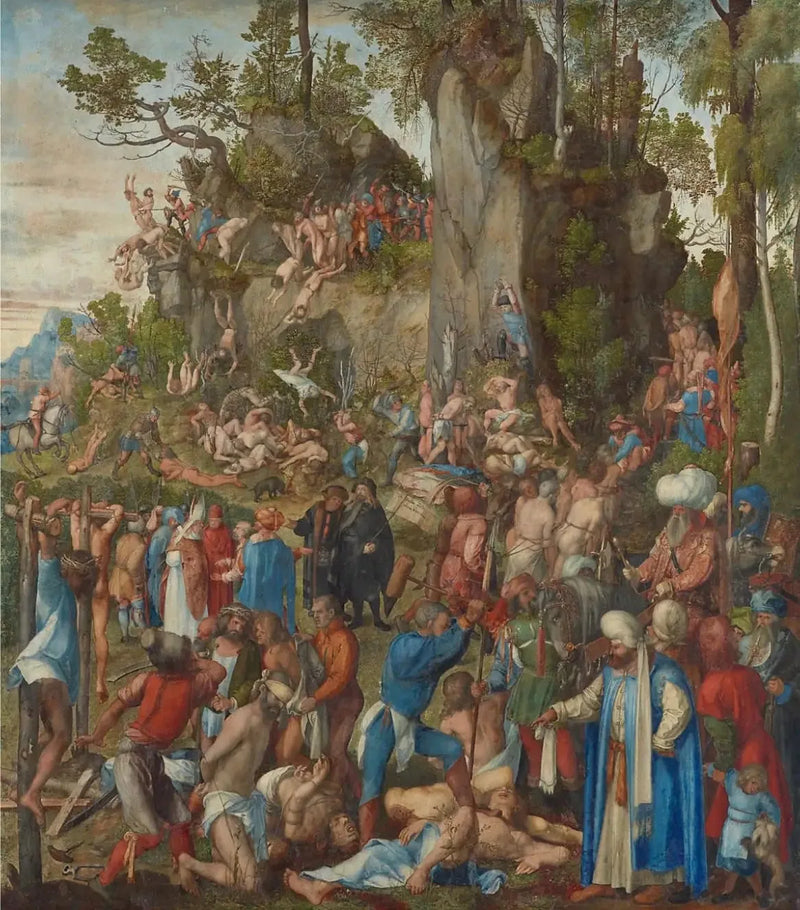 Retable des Dix Mille Martyrs - Albrecht Dürer