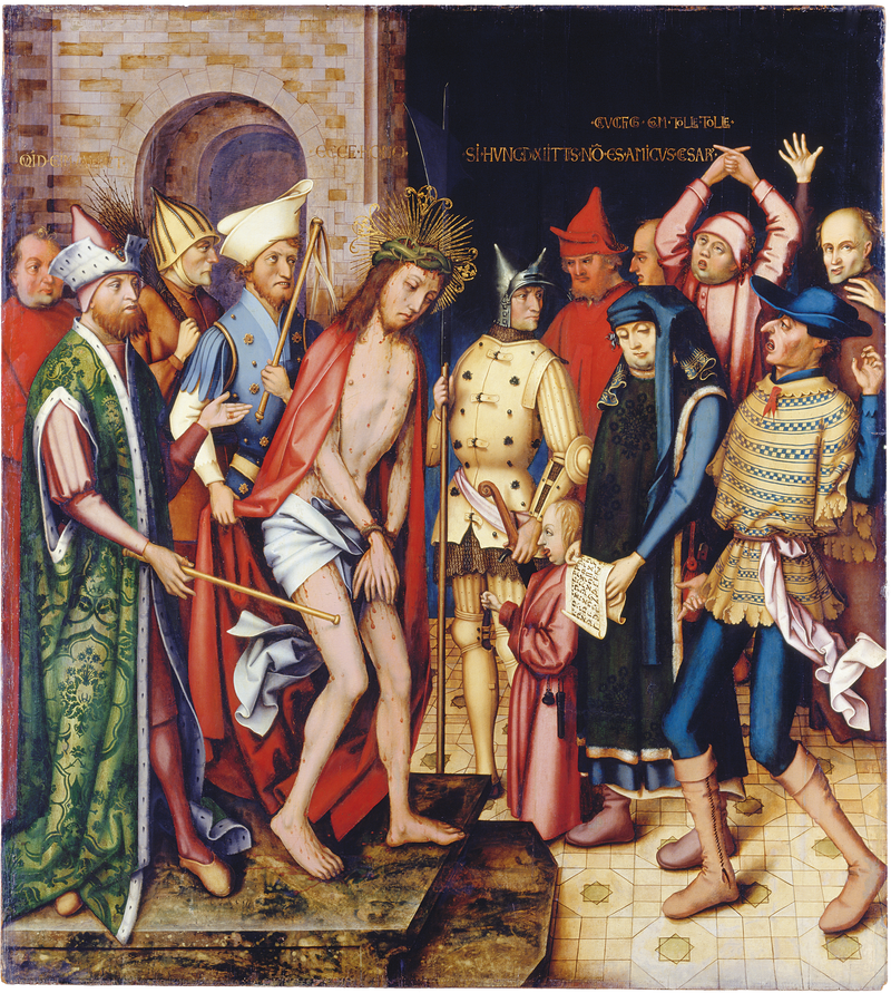 Dominican altarpiece of Frankfurt: Ecce Homo - Hans Holbein the Elder