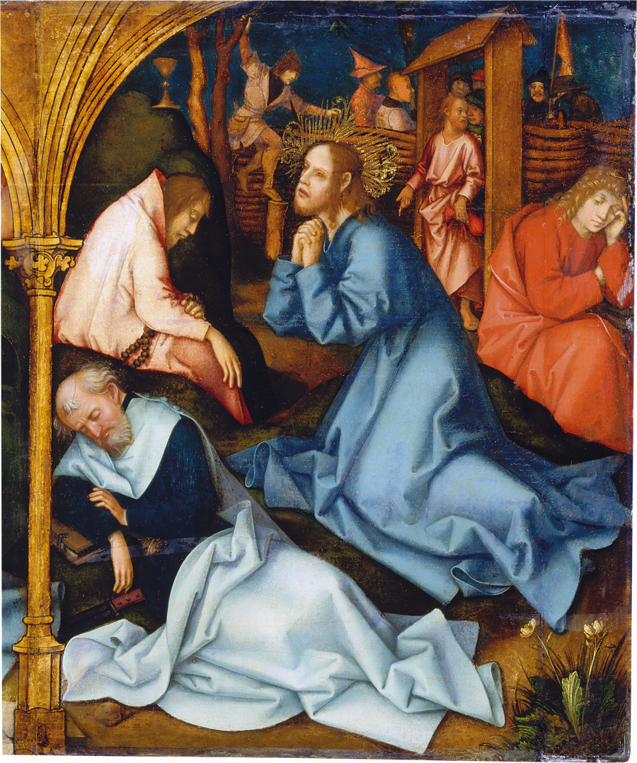 Dominican altarpiece of Frankfurt: The Agony in the Garden - Hans Holbein the Elder