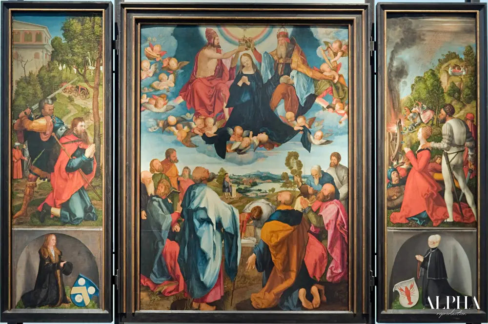 Retable Heller - Albrecht Dürer - Reproductions de tableaux et peintures haut de gamme