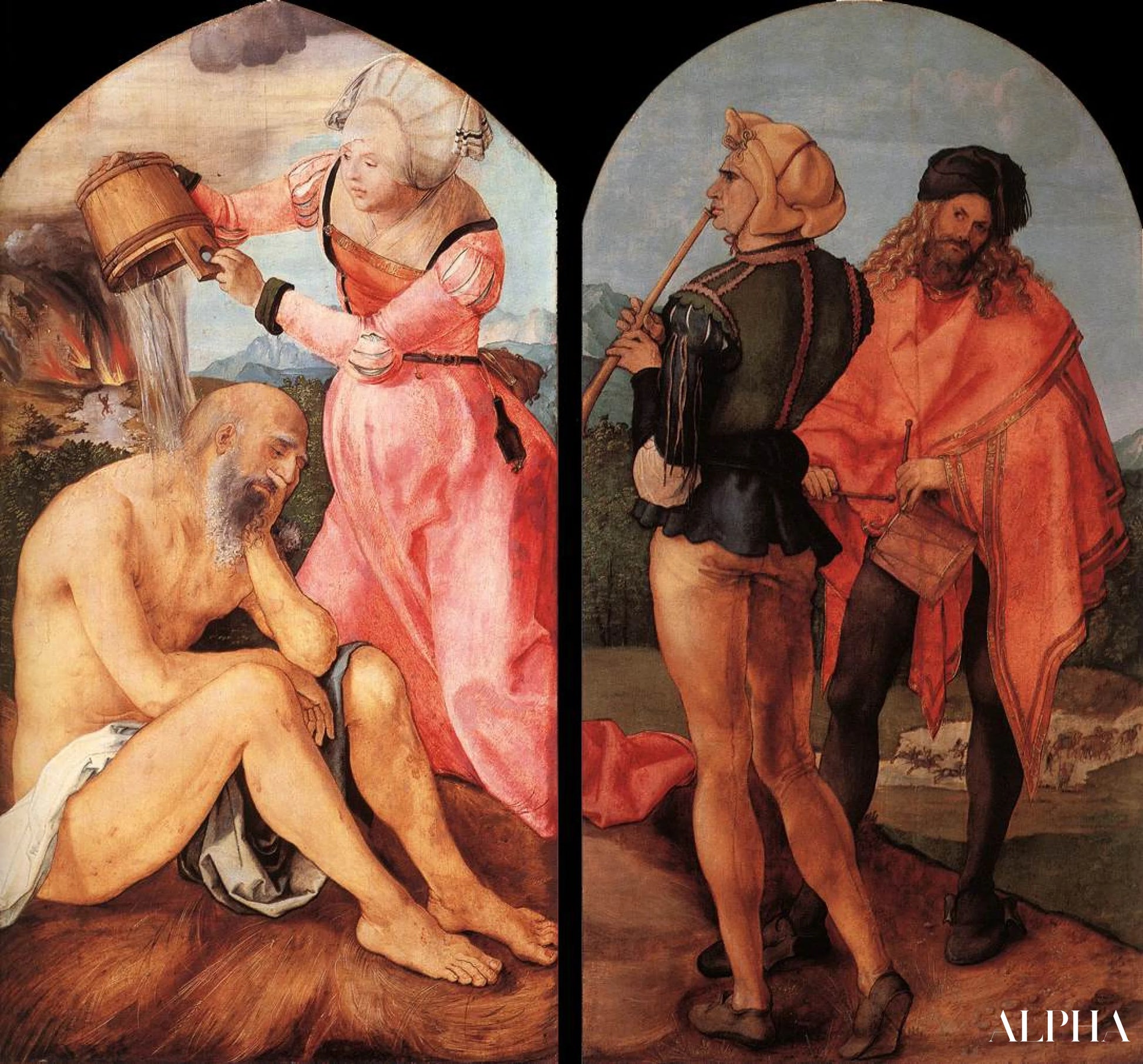 Retable Jabach - Albrecht Dürer - Reproductions de tableaux et peintures haut de gamme