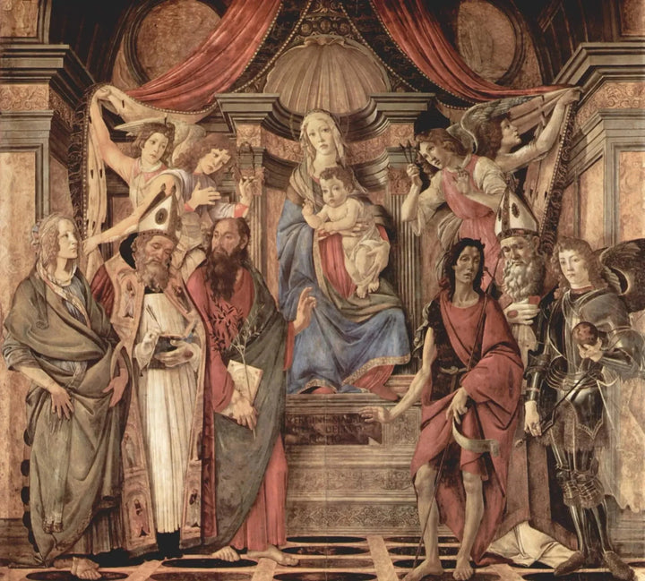 The Altarpiece of San Barnaba, circa 1487-1488 - Sandro Botticelli