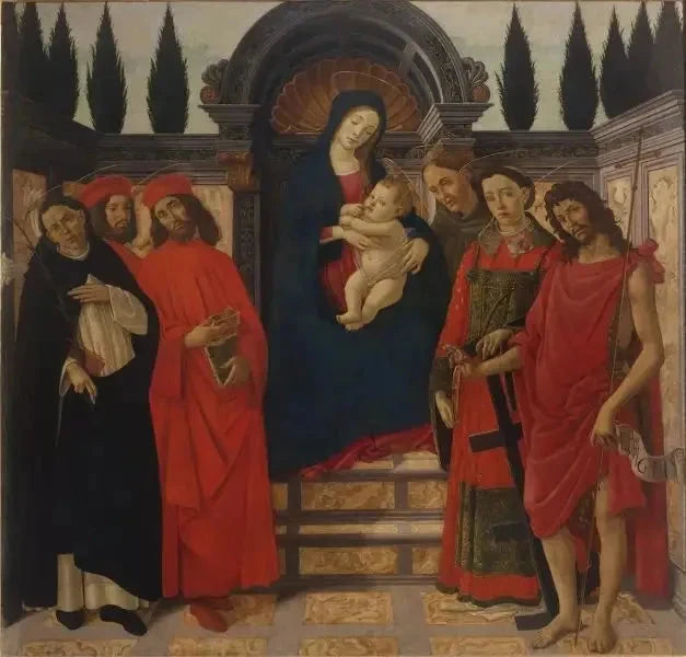 The Trebbio Altarpiece, circa 1495-1496 - Botticelli and workshop