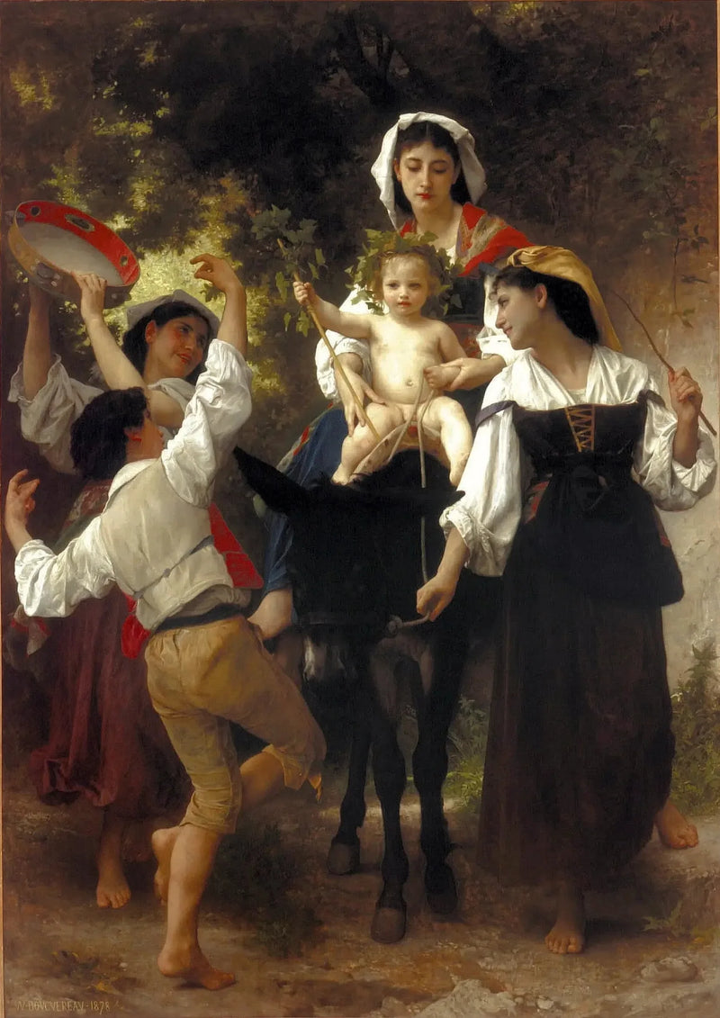 Return from the Harvest - Bouguereau