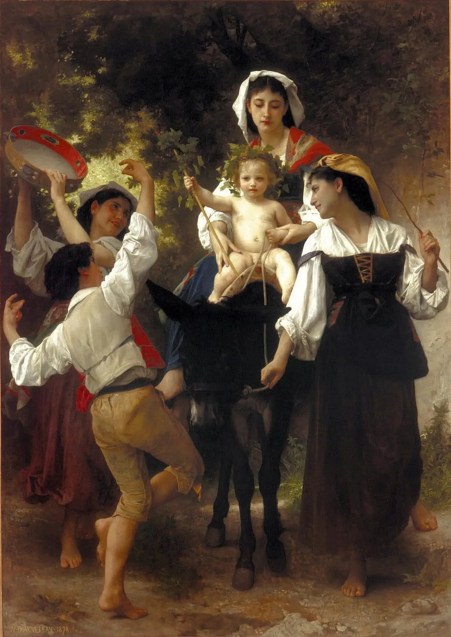 Return from the Harvest - Bouguereau