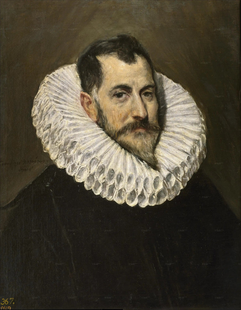 Portrait of an Unknown Knight - El Greco