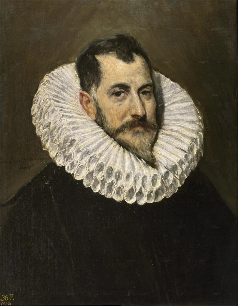 Portrait of an Unknown Knight - El Greco