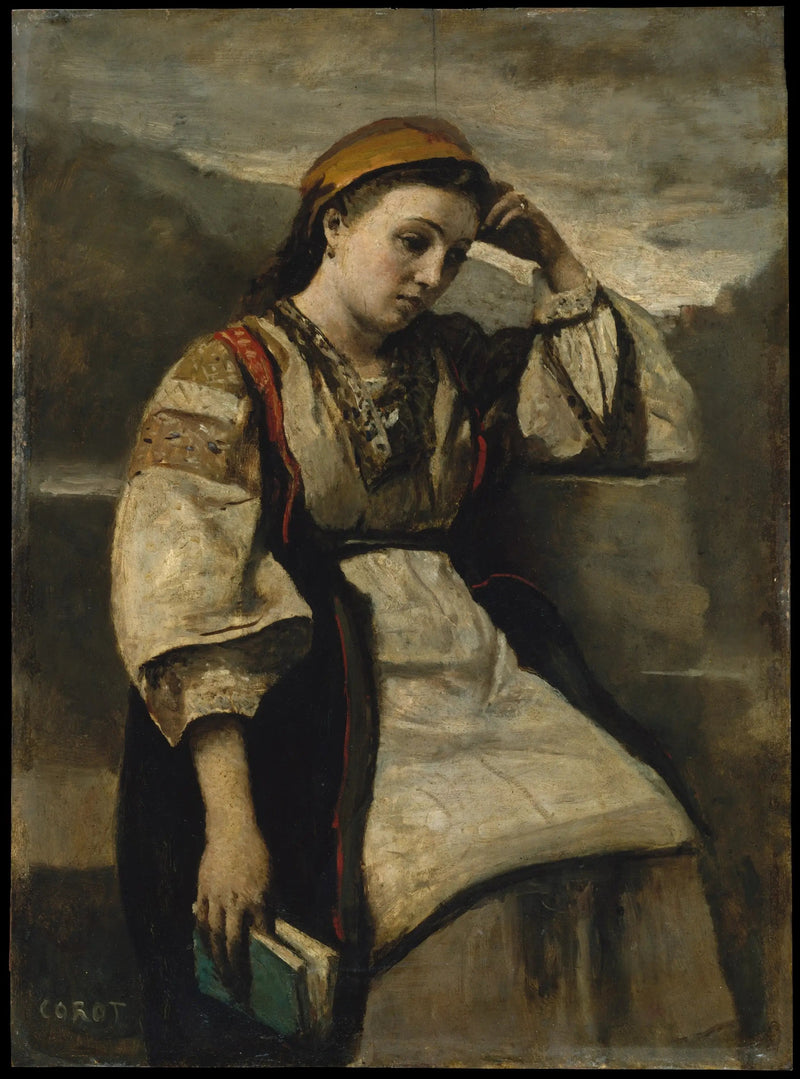 Reverie - Jean-Baptiste Camille Corot
