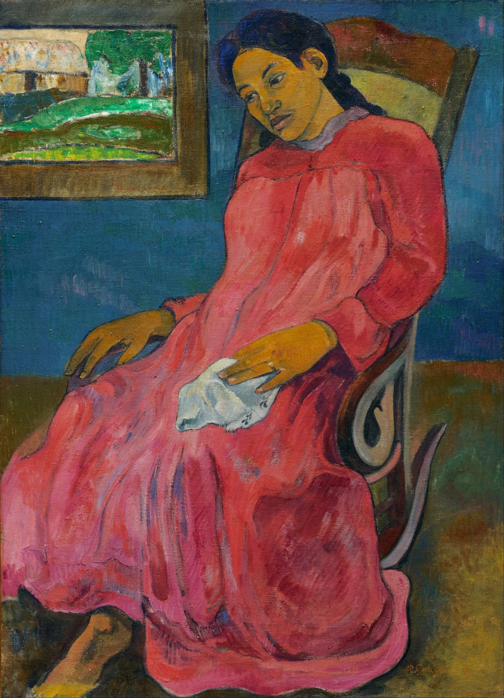Rêverie - Paul Gauguin image 1 reproduction artisanale de tableau