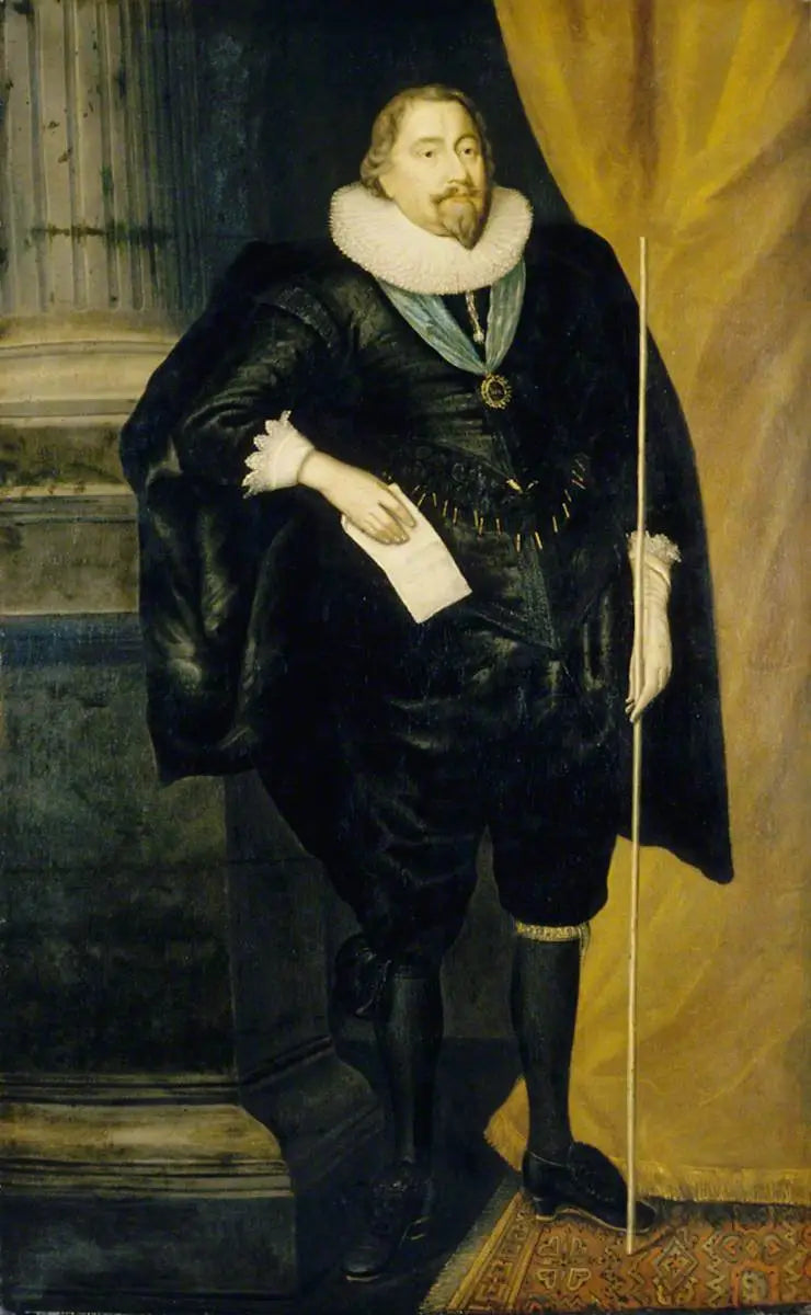 Richard Weston (1577–1635), 1st Earl of Portland, diplomat, Lord Treasurer of the Exchequer and Lord High Treasurer - Antoine van Dyck