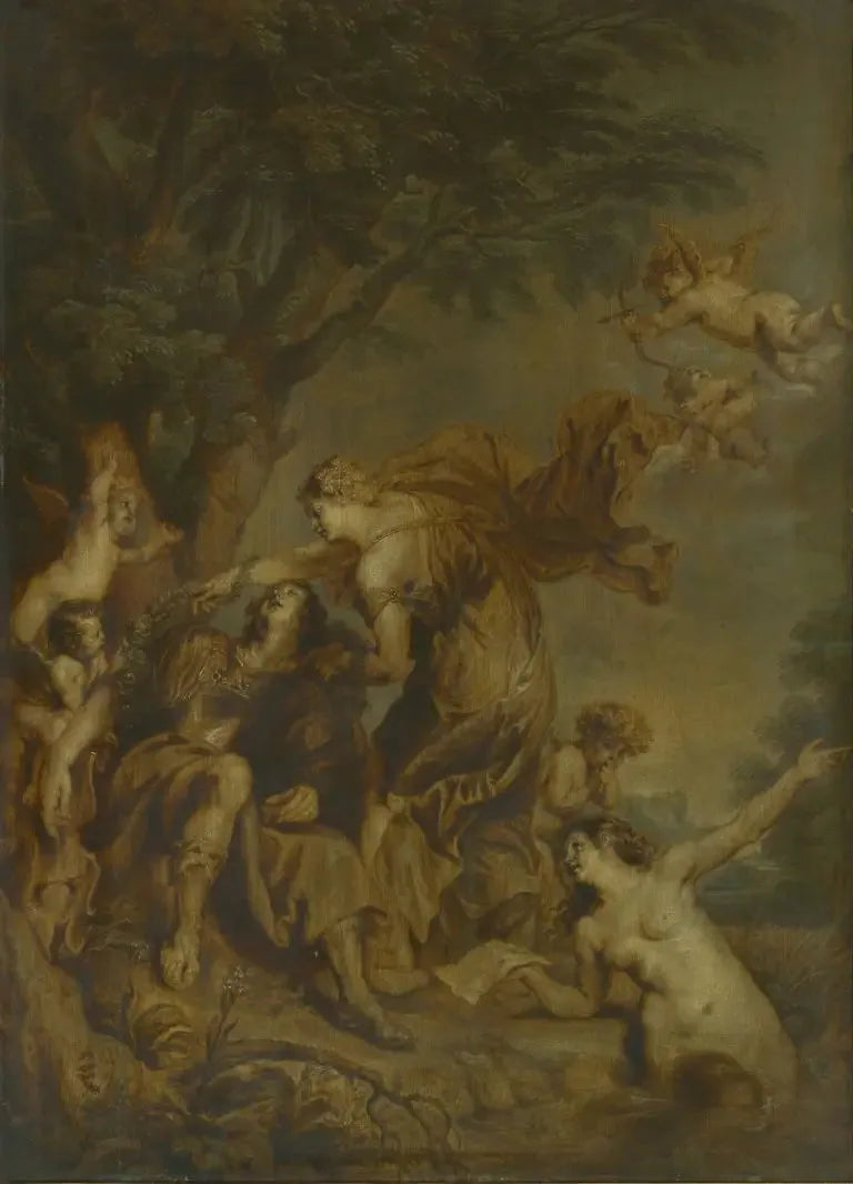 Rinaldo and Armida - Antoine van Dyck