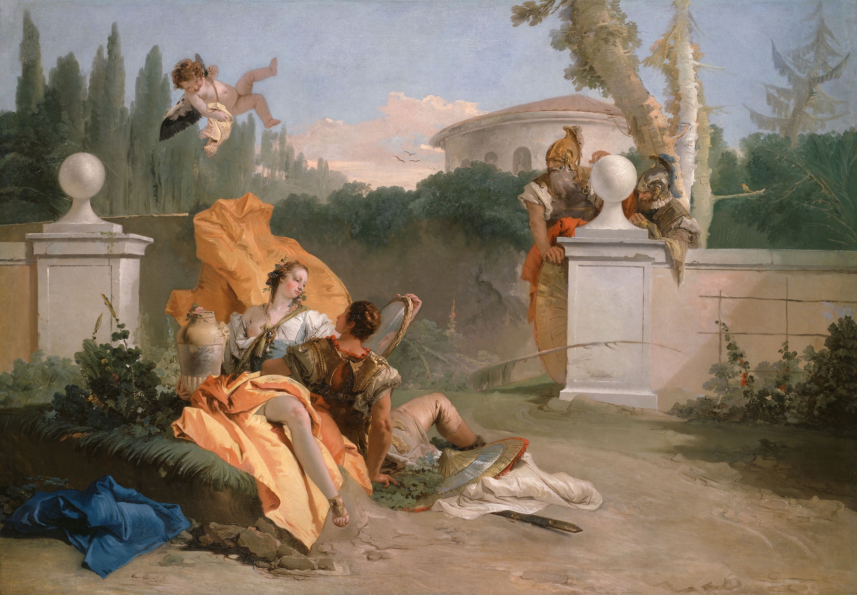 Rinaldo and Armida in her garden - Giovanni Battista Tiepolo