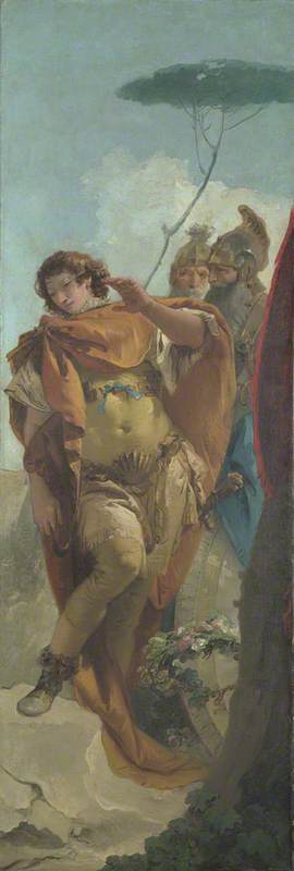 Rinaldo transforms into Shame of the Magic Shield - Giovanni Battista Tiepolo