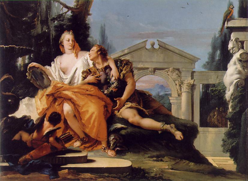 Rinaldo under the Charm of Armida - Giovanni Battista Tiepolo
