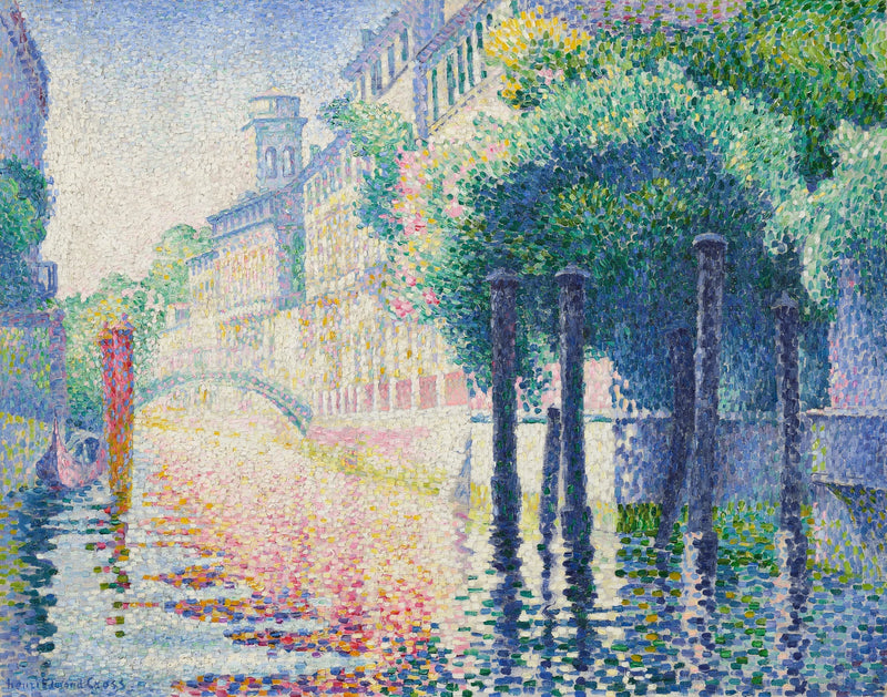Rio San Trovaso, Venice - Henri-Edmond Cross