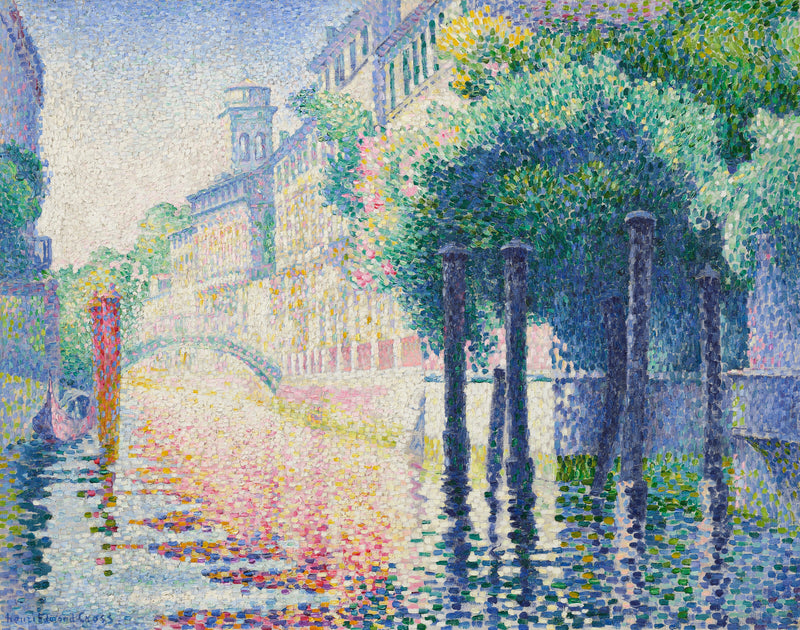 Rio San Trovaso, Venice - Henri-Edmond Cross