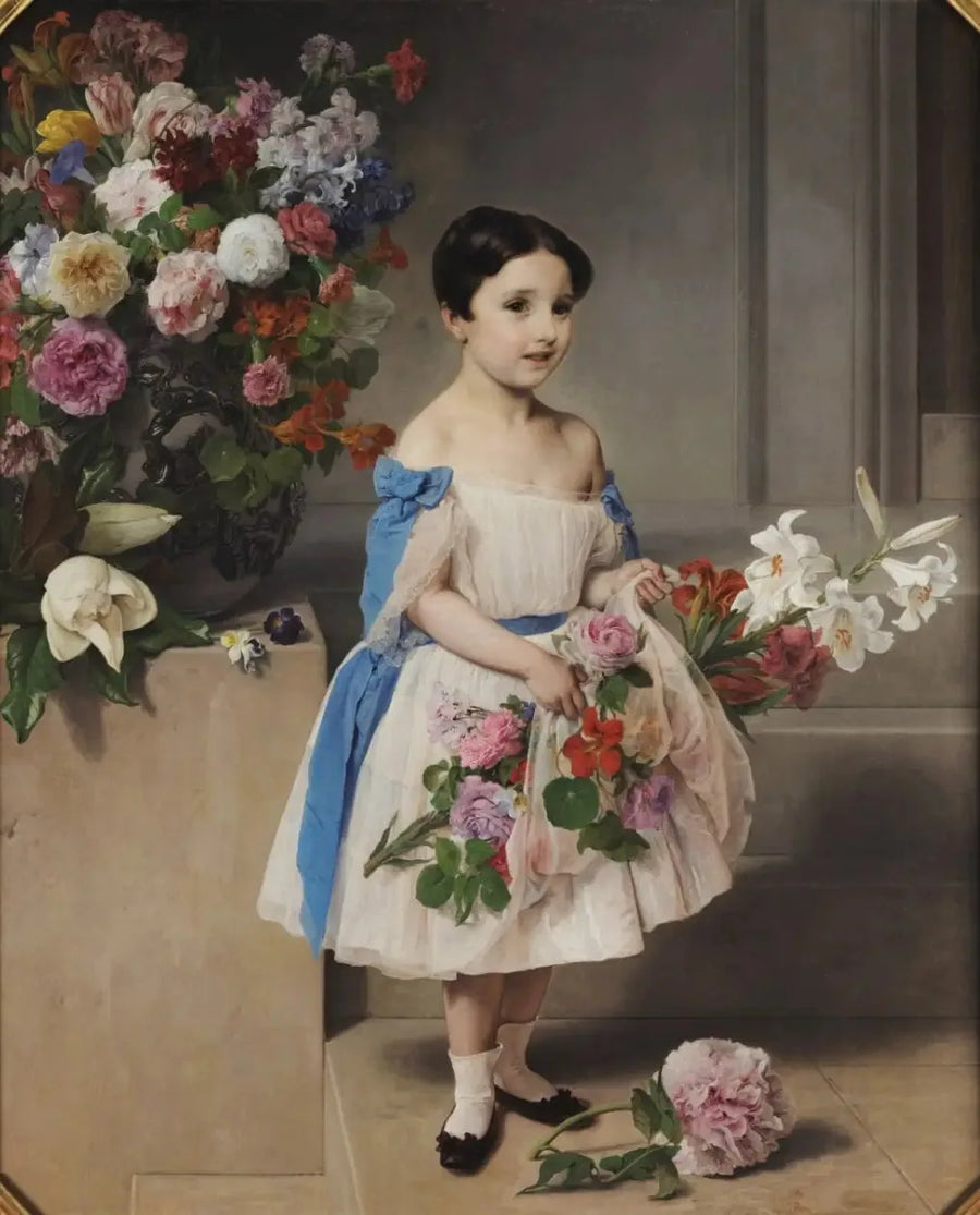 Portrait of the Countess Antonietta Negroni Prati Morosini petite - Francesco Hayez