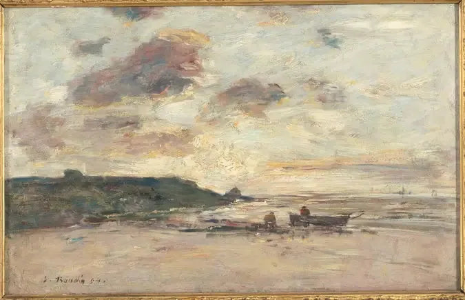 Shores near Trouville - Eugène Boudin