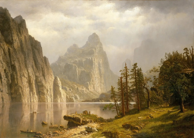 Merced River, Yosemite Valley - Albert Bierstadt