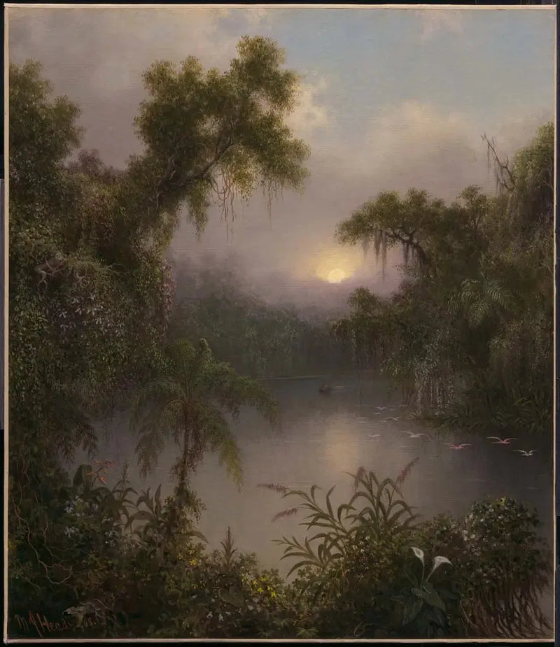 South American River - Martin Johnson Heade