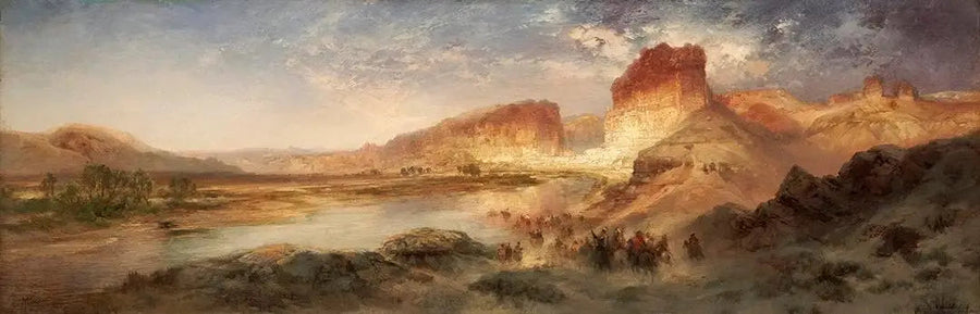 Green River, Wyoming - Thomas Moran