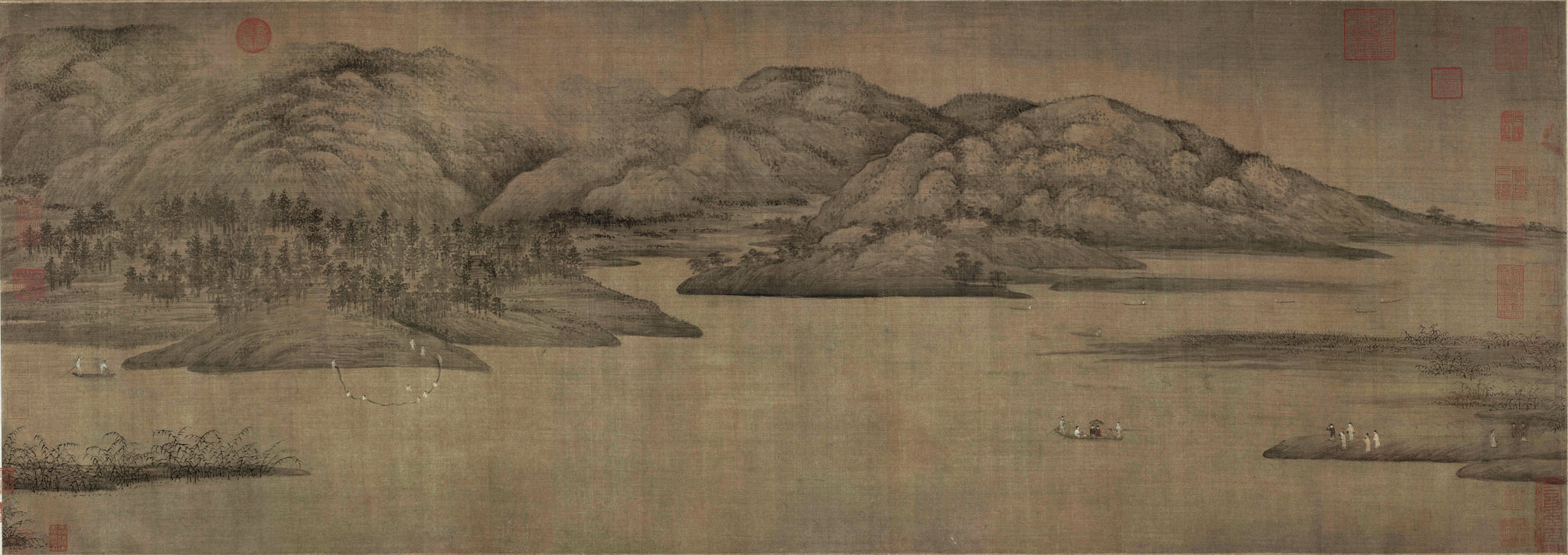 Les rivières Xiao et Xiang - Dong Yuan, Xe siècle, Musée du Palais de Pékin