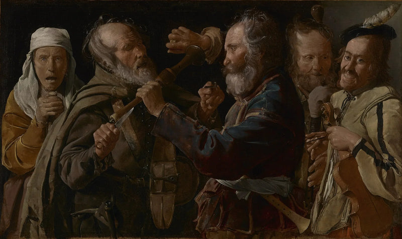 Brawl of Musicians - Georges de La Tour