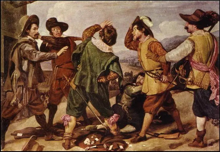 Brawl of soldiers in front of the Spanish embassy - Diego Velázquez