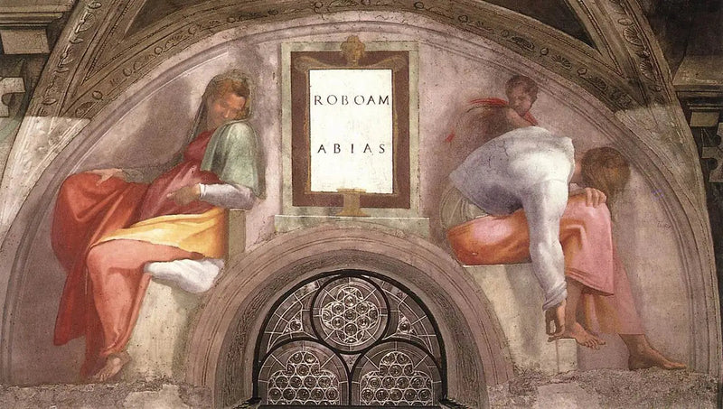 Roboam and Abijah - Michelangelo