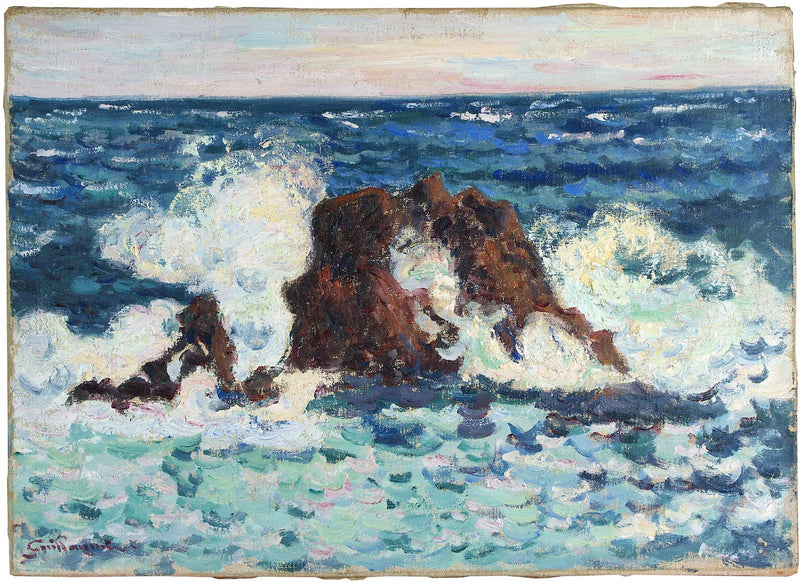 Rock at the tip of La Baumette - Armand Guillaumin