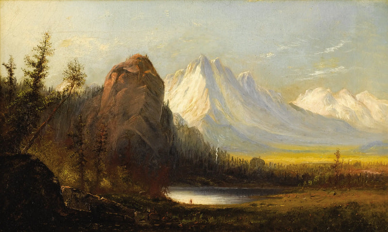 Rock of the Cathedral - Albert Bierstadt