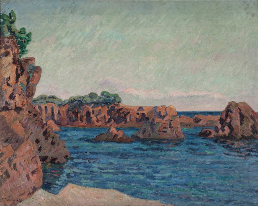 Rochers at Agay - Armand Guillaumin