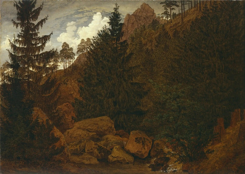 Rocks - Caspar David Friedrich