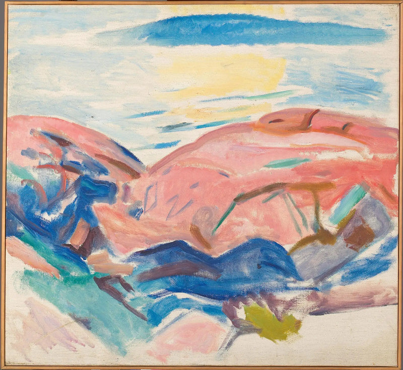 Red Rocks - Edvard Munch