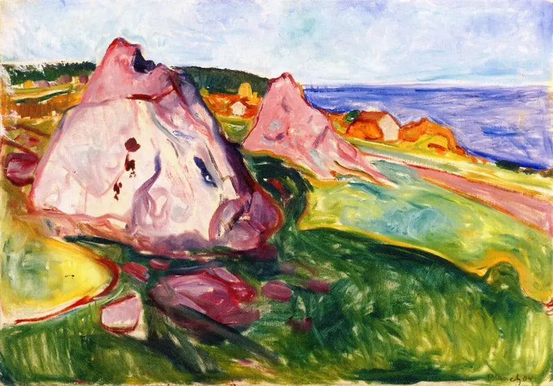 Red Rocks near Åsgårdstrand - Edvard Munch