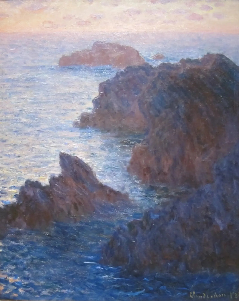 Rocks at Belle-Île, Port-Domois - Claude Monet