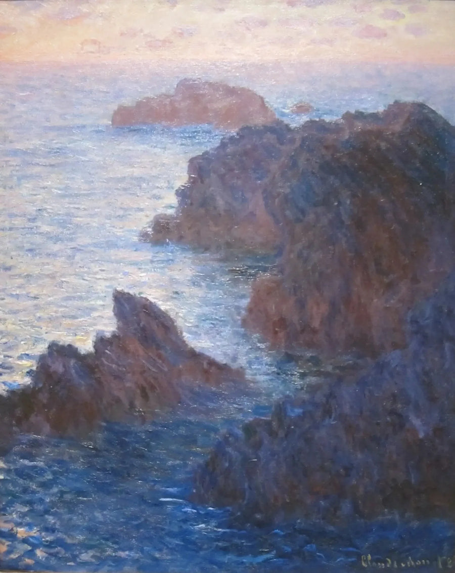 Rocks at Belle-Île, Port-Domois - Claude Monet