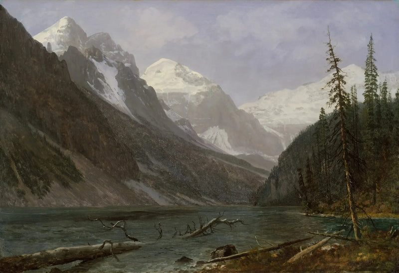 Canadian Rocky Mountains (Lake Louise) - Albert Bierstadt