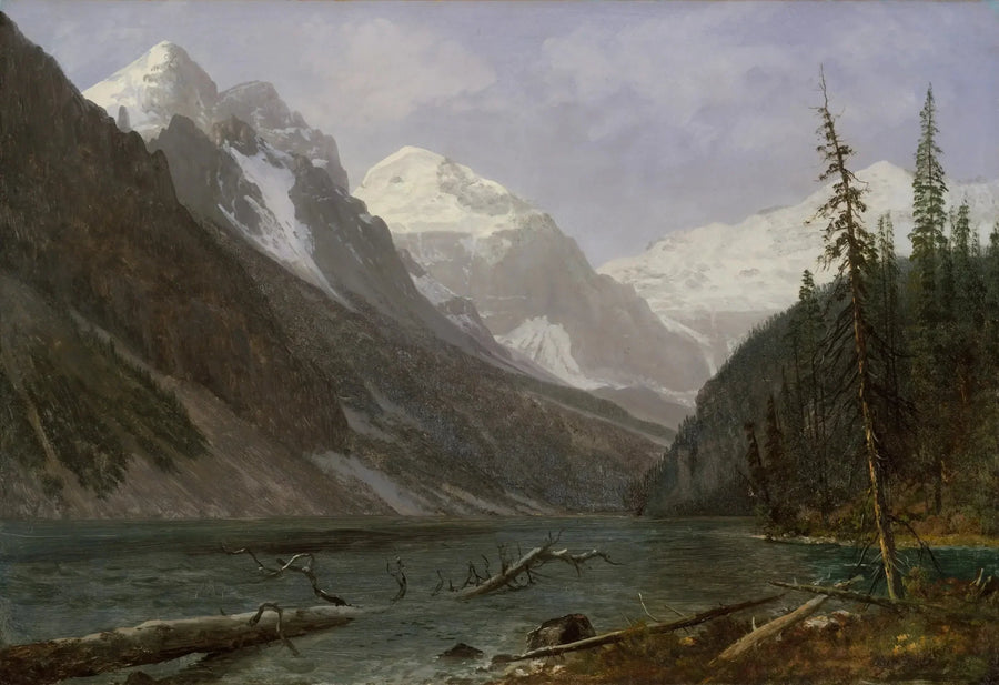 Canadian Rocky Mountains (Lake Louise) - Albert Bierstadt