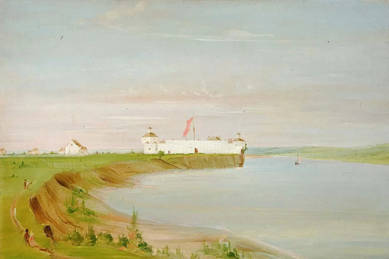 Rock Island, U.S. Garrison - George Catlin