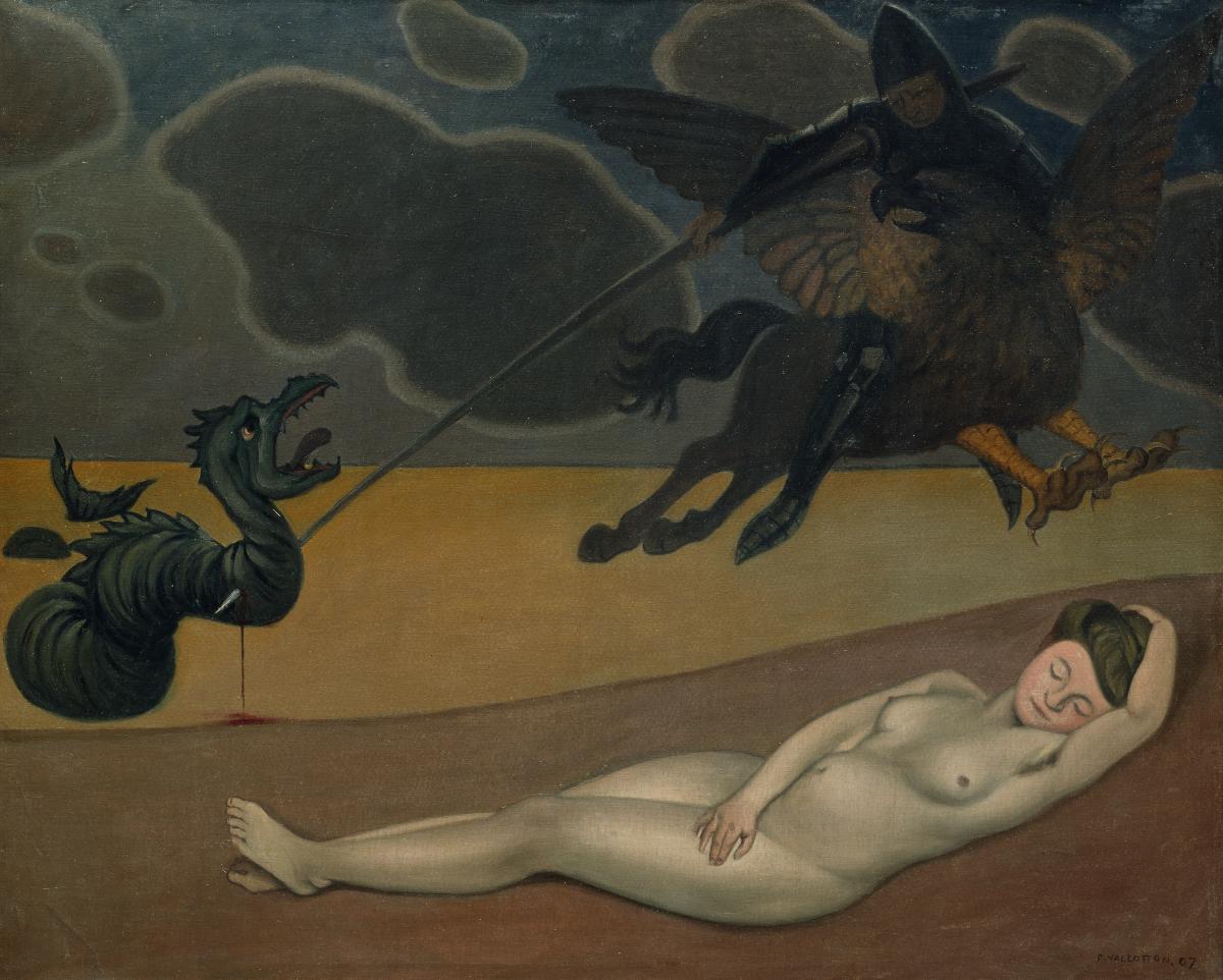 Roger Delivering Angelique - Félix Vallotton