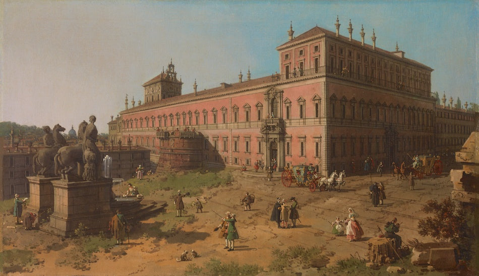 Rome: Piazza del Quirinale - Canaletto