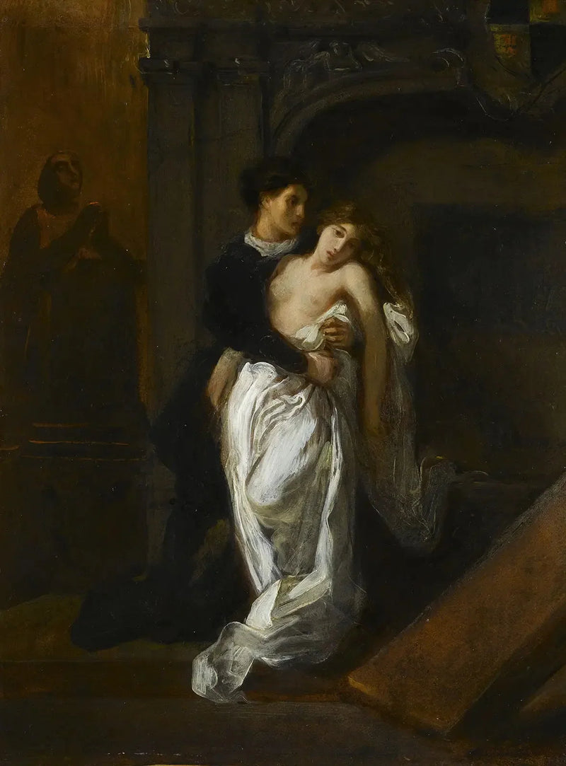 Romeo and Juliet at the Tomb of the Capulets - Eugène Delacroix